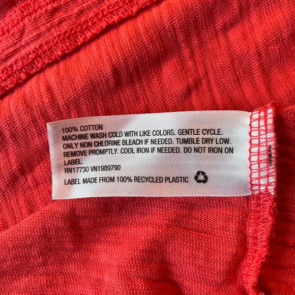 Size XL Universal Thread short sleeve, coral pink midi T-shirt dress - Picture 6 of 8